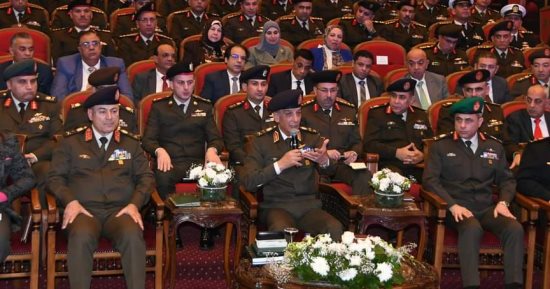وزير الدفاع يشهد مناقشة البحث الرئيسى لهيئة البحوث العسكرية