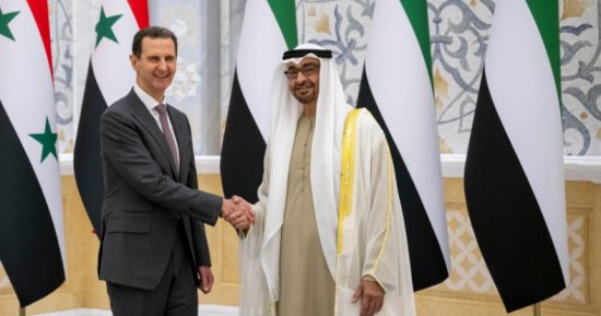محمد بن زايد يؤكد أهمية عودة سوريا لمحيطها العربى.. والأسد: مواقف الإمارات عقلانية