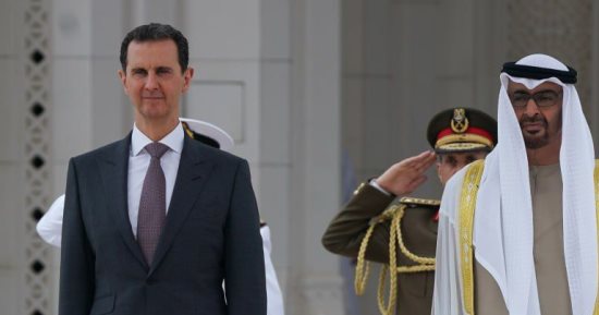 الرئيس السورى يصل دولة الإمارات للقاء الشيخ محمد بن زايد.. صور