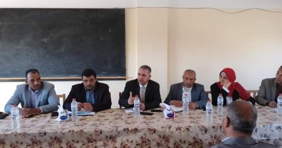 رئيس مركز الداخلة يعقد لقاء جماهيريا مع أهالى قرى غرب الموهوب والعروبة والصحوة