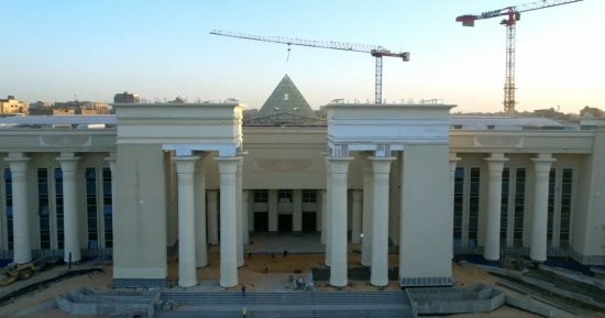 شاهد محطة قطارات الصعيد بعد تشطيب الواجهات