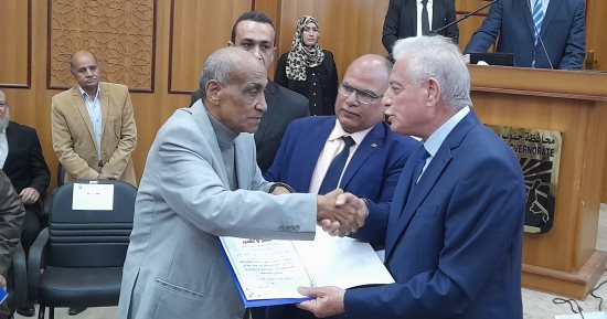 محافظ جنوب سيناء خلال تكريم القيادات: الرئيس السيسى قدوة فى الوطنية.. صور