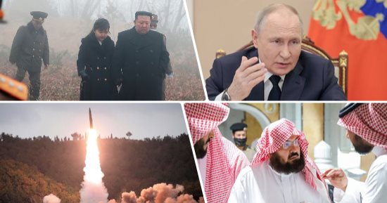 العالم هذا الصباح.. زعيم كوريا الشمالية يدعو بلاده للاستعداد لتنفيذ هجمات نووية.. بوتين يؤكد انفتاح روسيا لتسوية سياسية دبلوماسية للأزمة الأوكرانية.. شئون الحرمين تعلن جاهزية المساجد لاستقبال الملايين في رمضان