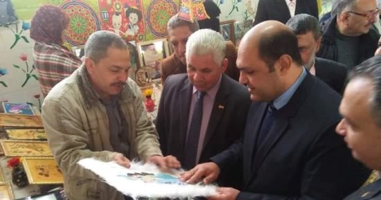 افتتاح معرض منتجات المدارس الفنية ببيلا فى كفر الشيخ.. صور