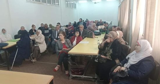 كلية التربية جامعة حلوان تنظم ورشة عمل الاختبارات الإلكترونية