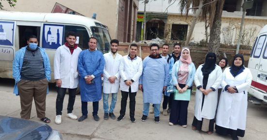قافلة طبية تجرى الكشف الطبى على 72 شخصا بمركز التدريب الإنتاجى بدسوق