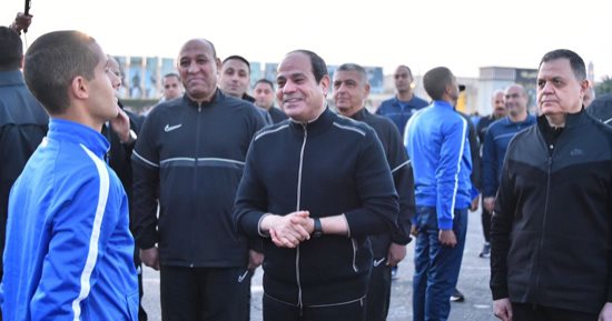 الرئيس السيسى يتفقد أكاديمية الشرطة