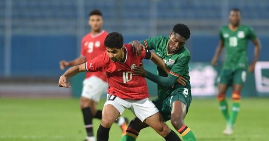 المنتخب الأولمبى بالزى التقليدى فى مواجهة زامبيا غدا.. صور
