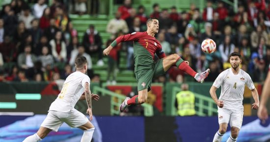 منتخب البرتغال يتقدم بهدف كانسيلو أمام ليشتنشتاين فى الشوط الأول.. فيديو