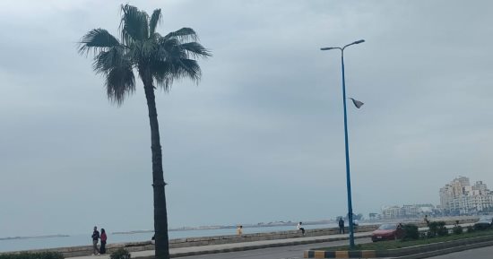 طقس الإسكندرية اليوم.. الغيوم تغطى السماء والحرارة تصل لـ 25 درجة