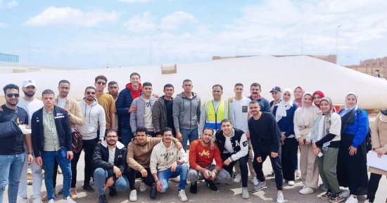طلاب برنامج تكنولوجيا الطاقة الجديدة بجامعة الدلتا يزورون محطة الزعفرانة 