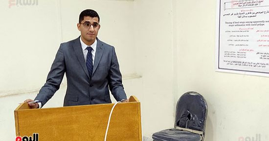 منح الطبيب عبد الله العزاوي درجة الماجستير فى الأمراض الباطنة عن الربو بكلية الطب جامعة الأزهر.. صور