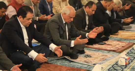 محافظ الجيزة يفتتح مسجد التقوى بقرية أبو رواش فى كرداسة