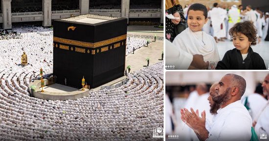 استقبال المعتمرين والقاصدين بالحرمين في أول جمعة من رمضان.. رئيس الحرمين يعلن نجاح الخطة التشغيلية لأول جمعة من رمضان.. امتلاء الأروقة والساحات والأسطح بالمصلين.. وآليات خاصة للتفويج.. صور