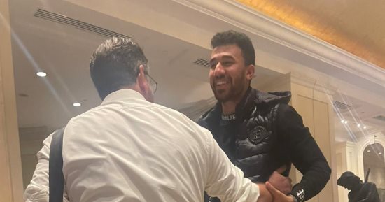 تريزيجيه يدعم منتخب مصر قبل مواجهة مالاوي.. صور 