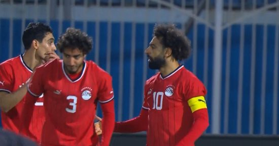 محمد صلاح يسجل هدفه الـ50 مع منتخب مصر وينافس حسام حسن