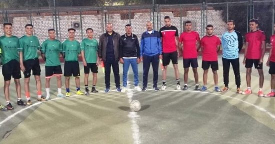 نادى الداخلة الرياضى بالوادى الجديد ينظم دورة رمضانية فى كرة القدم الخماسية