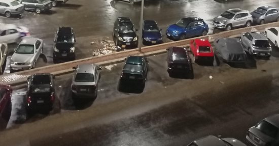 هطول أمطار متوسطة على مدينتى بورسعيد وبورفؤاد وسط انخفاض درجات الحرارة