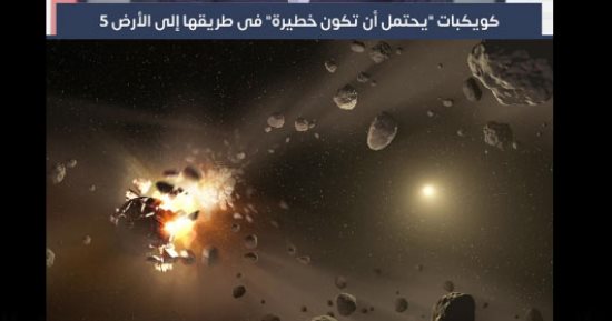 كويكبات فى طريقها للأرض.. أحدها سيولد طاقة 3 أضعاف تفجير كافة الأسلحة النووية