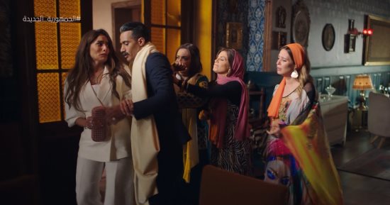 مسلسل جعفر العمدة الحلقة 3.. محمد رمضان ينقذ زينة من زوجاته الثلاث