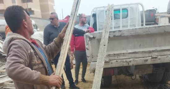 إزالة تعديات على الأراضى الزراعية وأملاك الدولة بالشرقية والإسكندرية 