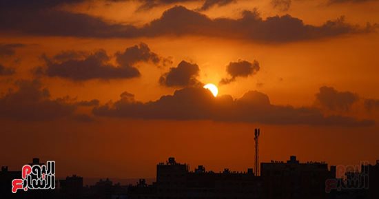 جماليات الغروب فى شهر رمضان الكريم