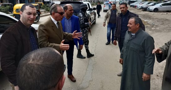 محافظ كفر الشيخ يتفقد المشروعات الخدمية وإنشاء مقاعد في الحديقة المركزية المجانية 