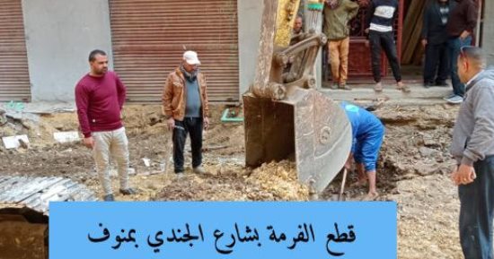 محافظ المنوفية: متابعات ميدانية لخطة الرصف بنطاق المراكز والمدن