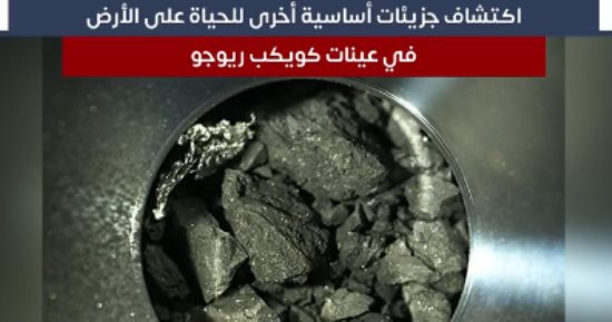 اكتشاف جزيئات أساسية جديدة للحياة على الأرض في عينات كويكب فضائي