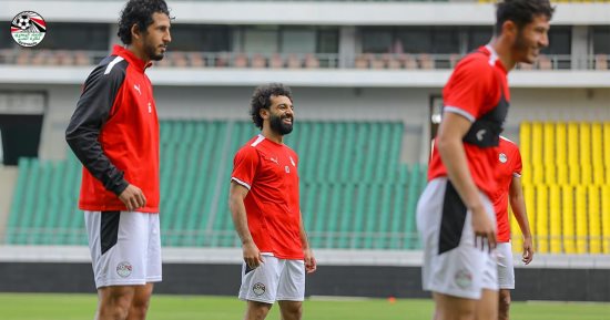 منتخب مصر يختتم تدريباته استعدادا لمواجهة مالاوى غدا.. صور