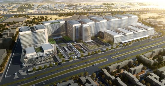 جامعة القاهرة: اعتماد مستشفى المعهد القومى للأورام الجديد 500 500 كمستشفى أخضر