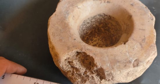 العثور على كشف أثرى داخل قرية منشأة سليمان مركز كفر الزيات بالغربية.. صور