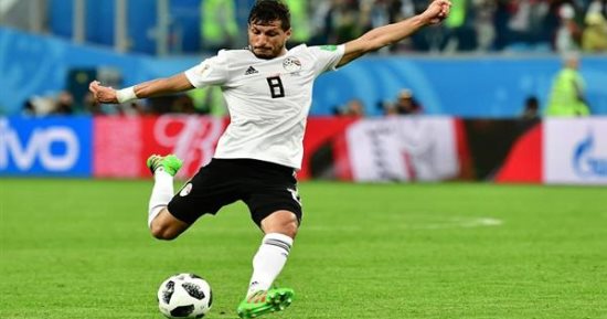 طارق حامد يتقدم لمنتخب مصر بالهدف الأول أمام مالاوى فى الدقيقة 4