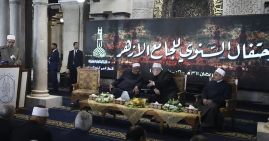المشرف على أروقة الجامع الأزهر: المحافظة على أمن الأوطان مطلب شرعى وواجب دينى