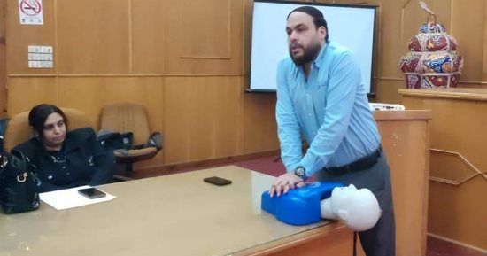وكيل صحة الإسماعيلية يُشارك فى التدريب العملى "للإنعاش القلبى الرئوى"