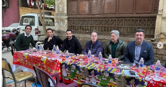 روى فيتوريا يحتفل بأجواء رمضان مع جهازه المعاون بوجبة إفطار جماعية