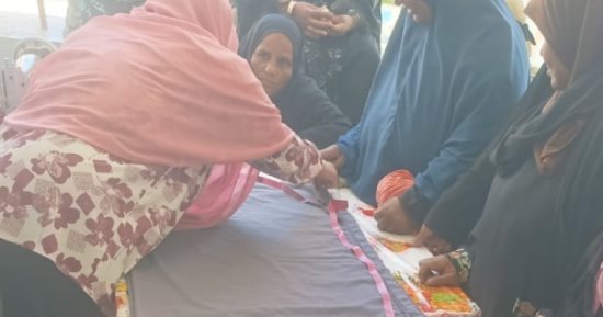 القوى العاملة" بأسوان تنظم دورة تدريبية على مهنة "التفصيل" للسيدات.. صور