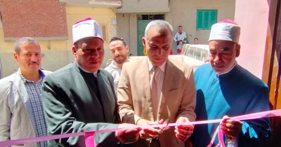 افتتاح مسجدى "فجر الإسلام" و"مالك الملك" بقرى دنديل والزيتون فى بنى سويف