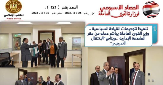 القوى العاملة فى 7 أيام.. فرص عمل وتدريب مهنى وانتقال تدريجى للعاصمة الإدارية
