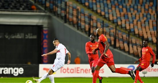 الزمالك ينهى الشوط الأول متقدمًا على المريخ السودانى 2 / 1