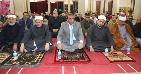 المنوفية تحتفل بذكرى انتصارات العاشر من رمضان بالمسجد الأنصارى بشبين الكوم 
