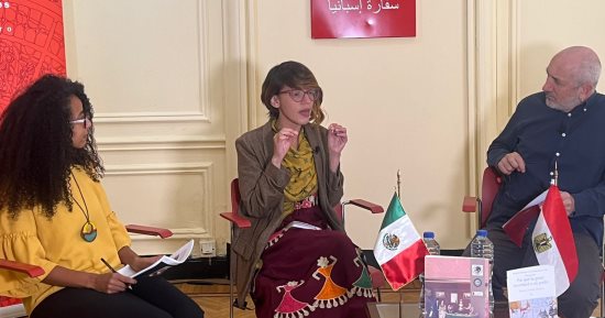 سفارة المكسيك بالقاهرة تعقد لقاءات لمؤلفة المسرح سانشيز بهدف التبادل الثقافى