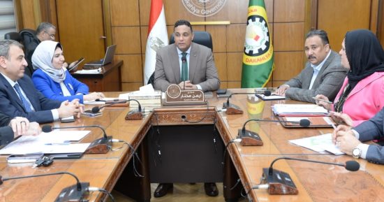 محافظ الدقهلية يناقش الإجراءات التنفيذية لتوصيل خط الغاز الطبيعي فى دكرنس