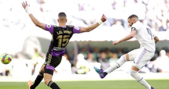 هاتريك بنزيما يقود ريال مدريد لاكتساح بلد الوليد برباعية فى الشوط الأول.. فيديو