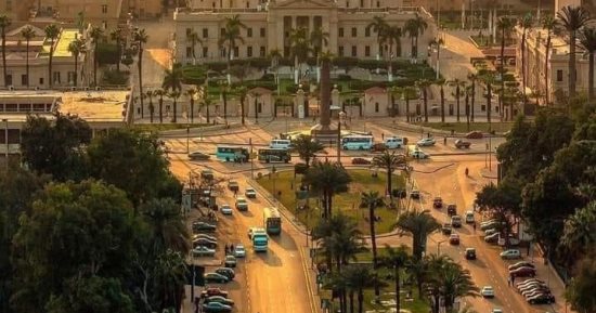 محافظة الجيزة تنشر صورة لميدان النهضة بعد أعمال التطوير والتجميل 