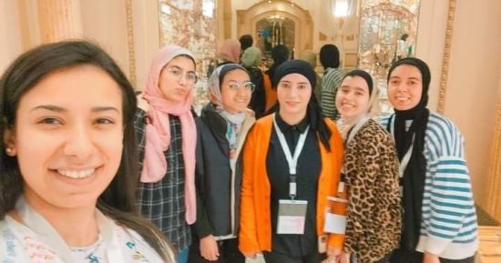 فتيات بنى سويف يشاركن فى ملتقى ريحانة بوزارة الشباب والرياضة