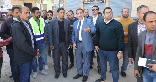 محافظ المنوفية يتفقد أعمال توسعات مدرسة إسلام نجم الثانوية بزوير.. صور