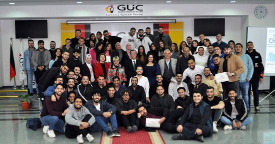 البنك الدولى والمنظمة الدولية للهجرة يشاركان طلاب الجامعة الألمانية احتفالية يوم المياه