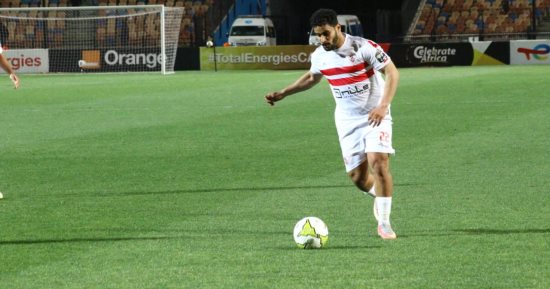 شكوك حول لحاق عبد الله جمعة بمباراة الزمالك مع البنك الأهلي 