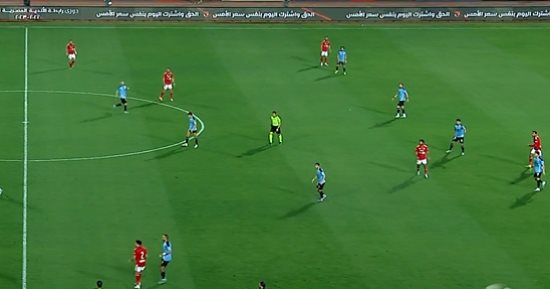 الأهلى يتقدم على المحلة فى الدقيقة 42 بـ"هدف ذاتى"